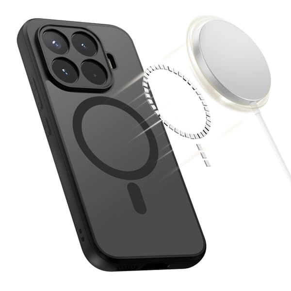 Tech-Protect Mobilcover Til Xiaomi 17T MafSafe Magmat - Mat Sort
