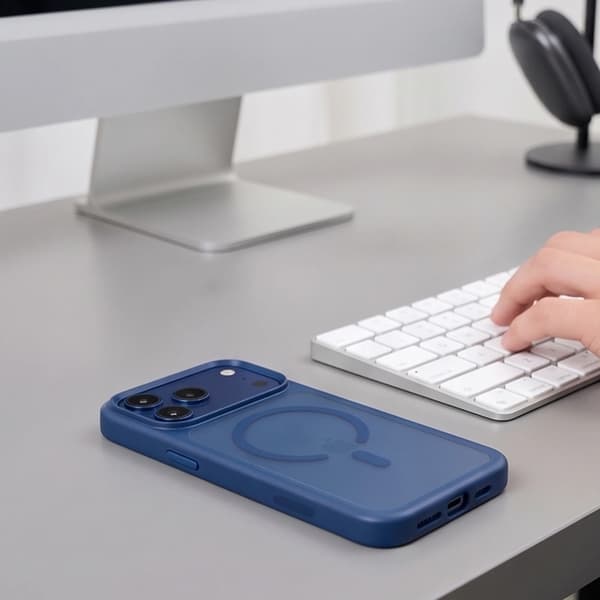 Tech-Protect Mobilcover Til iPhone 18 Pro Magsafe Magmat - Mat Mørkeblå