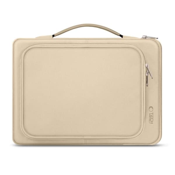 Tech-Protect Taske til bærbar computer 15"-16" Basic - Ørkenbeige