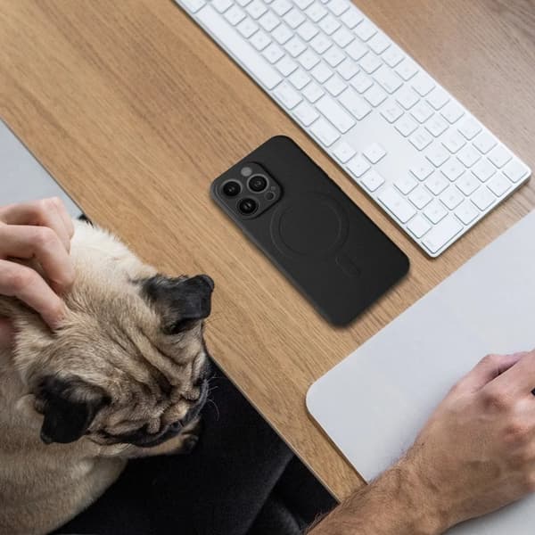 Telefontaske til Galaxy A26 Magsafe Silikone - Sort