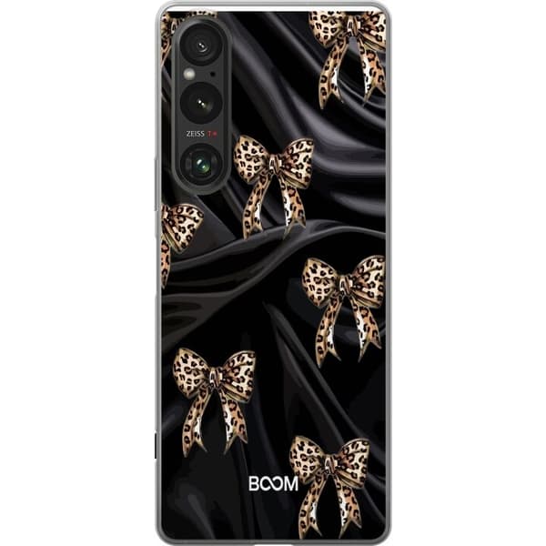 Mobilcover til Sony Xperia 1 VI med Leopard Bow