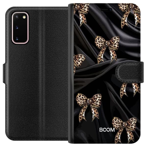 Plånboksfodral till Samsung Galaxy S20 med Leopard Bow