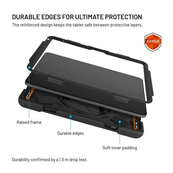 FIXED Robust Tablet Cover etui Samsung Galaxy Tab A11 Sort