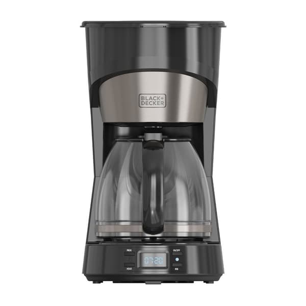 BLACK+DECK Kaffemaskine LCD 12 kopper