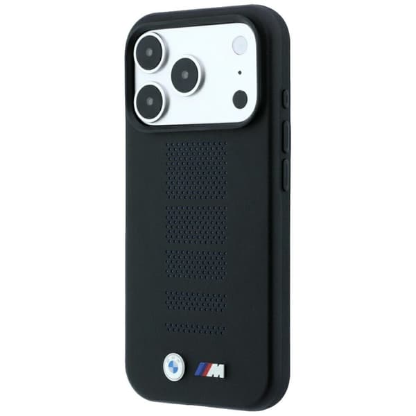 BMW Mobilcover Til iPhone 18 Pro/17 Pro Magsafe M Blue Perfo - Sort