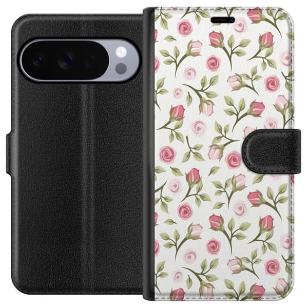 Plånboksfodral till Google Pixel 10 Pro med Blommigt