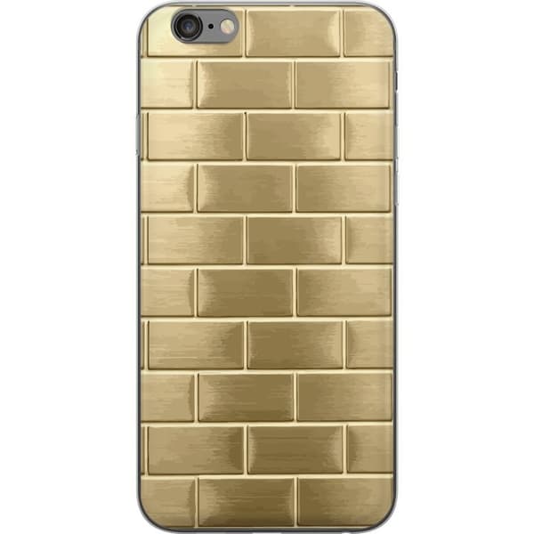Mobilskal till Apple iPhone 6 Plus med Gyllene Murstenar
