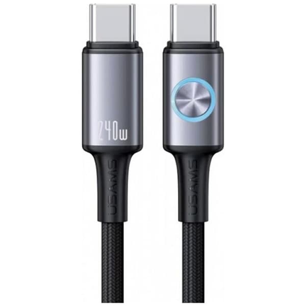 USAMS USB-C–USB-C-kaapeli 240W 1.2m Huan - Tarnish
