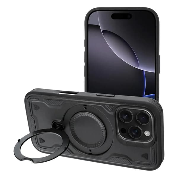 Telefontaske til iPhone 16 Frost Armor - Sort