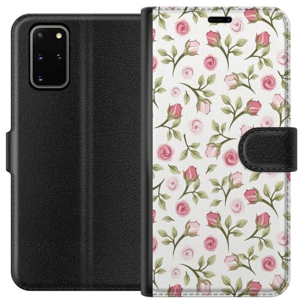 Pung Taske til Samsung Galaxy S20+ med Blomster