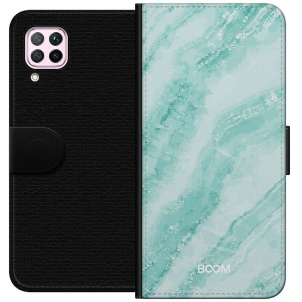 Pung Taske til Huawei P40 lite med Mint Marmor
