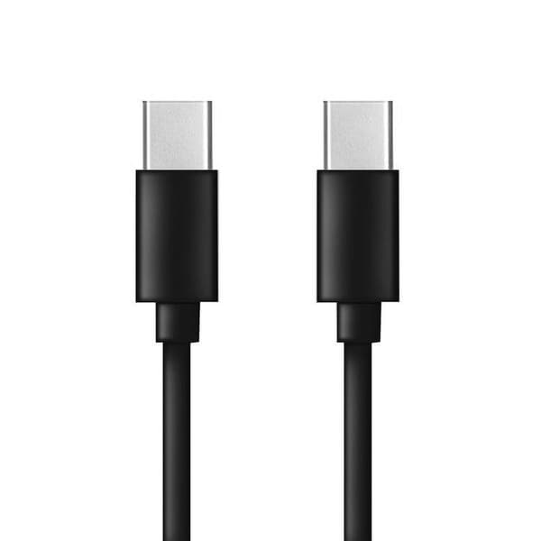 USB-C–USB-C-kaapeli PD 60W 1m - Musta