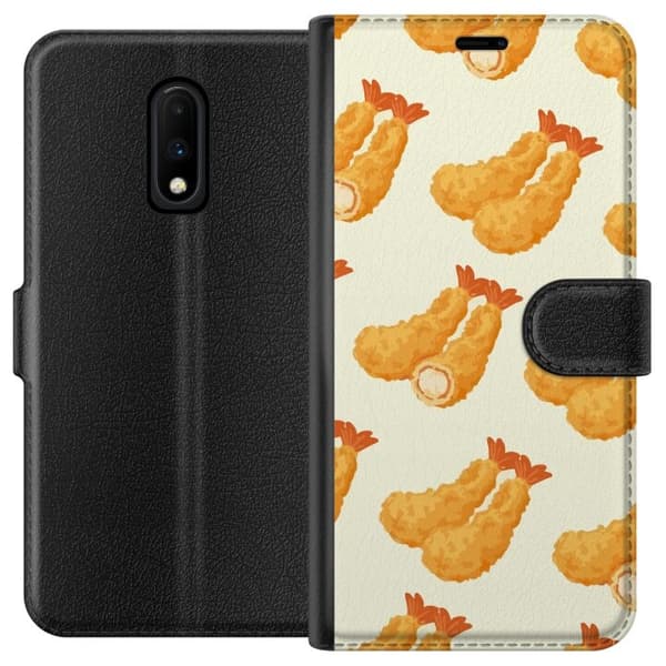 OnePlus 7 tegnebogsetui med rejer