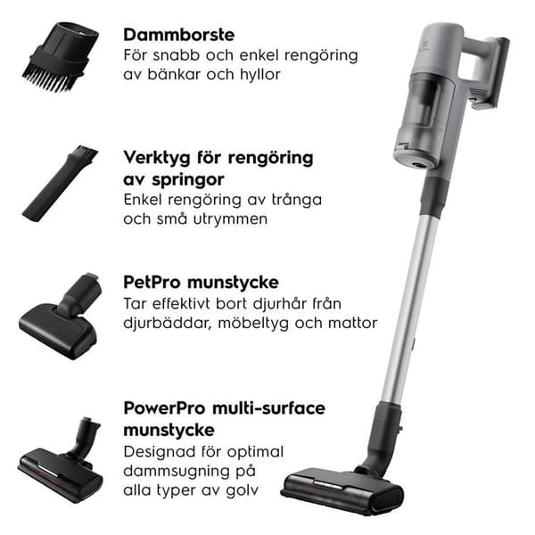 Electrolux Skaftdammsugare EP61AB21UG Urban - Grå