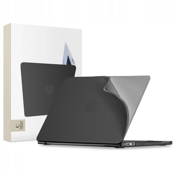 Tech-Protect Fodral För Macbook Pro 14 Soft Shell - Matte Svart