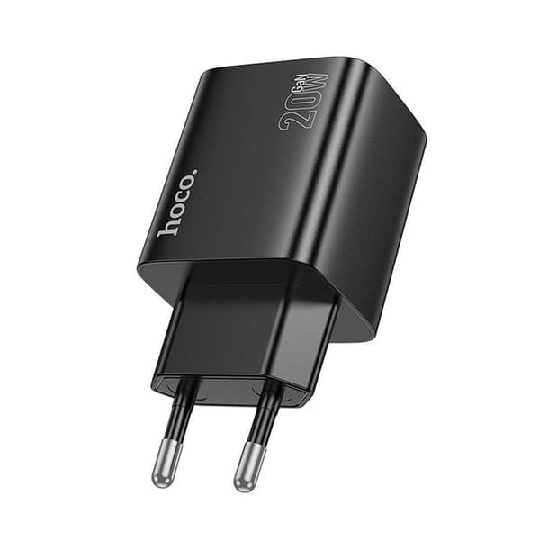 Hoco Pikalaturi PD 20W 2xUSB-A 2xUSB-C QC3.0 3A N55 - Musta