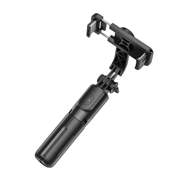 HOCO selfie stick with bluetooth remote control tripod K17 black