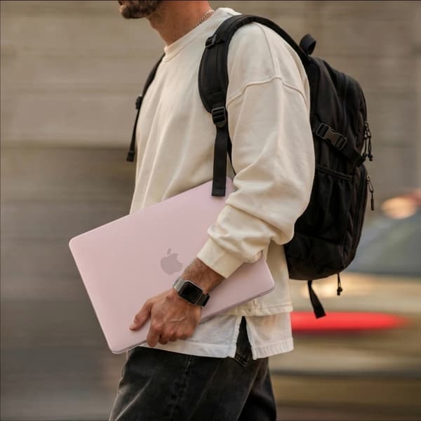 Tech-Protect Fodral För Macbook Neo 13 Soft Shell - Matte Blush
