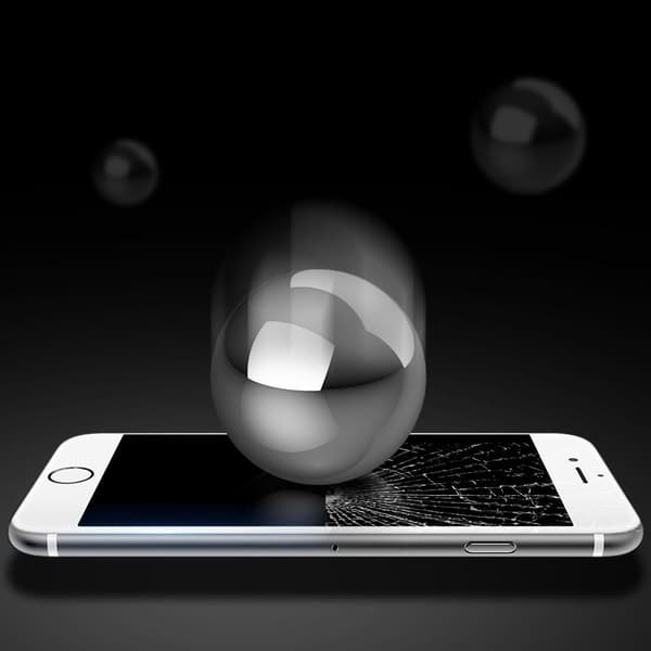 [10-PACK] Näytönsuoja karkaistu lasi iPhone 8 Plus/7 Plus - Valkoinen