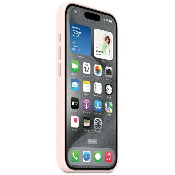 Apple Telefontaske til iPhone 14 Plus/15 Plus MagSafe Silikone - Lyserød