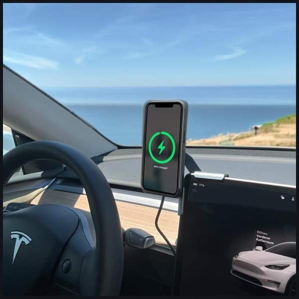 4smarts Qi2 Magnetisk Mobil Skærmmontering - Grå