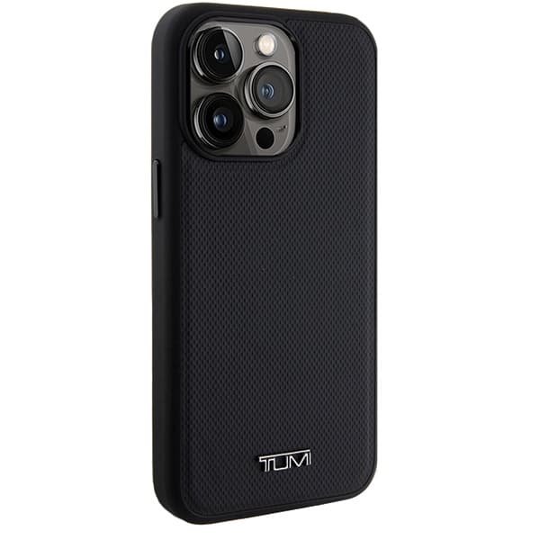 Tumi Mobilskal till iPhone 15 Pro Max MagSafe Leather Ballistic Pattern