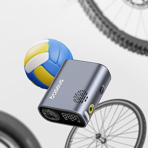 Baseus Elcykelpumpe med Display PrimeTrip Serien - Sort