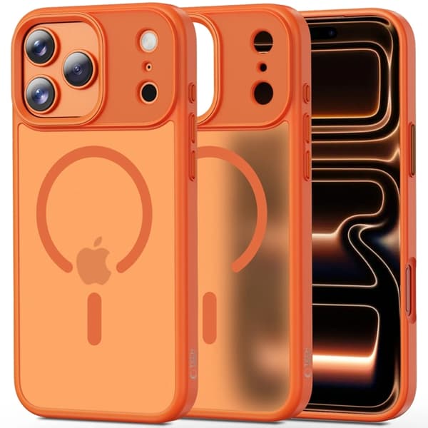 Tech-Protect Mobilskal till iPhone 17 Pro Magsafe Matte - Cosmic Orange