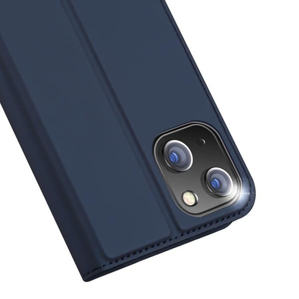 DUX DUCIS Skin Pro iPhone 15 Plus Plånboksfodral PU Läder - Blå