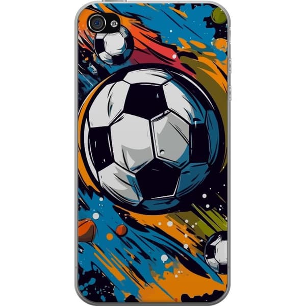 Mobilskal till Apple iPhone 4 med Fotbollar