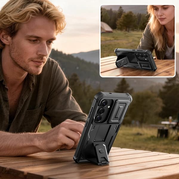 Tech-Protect Mobilskal För Galaxy S26 Kevlar Cam Plus 2-Set