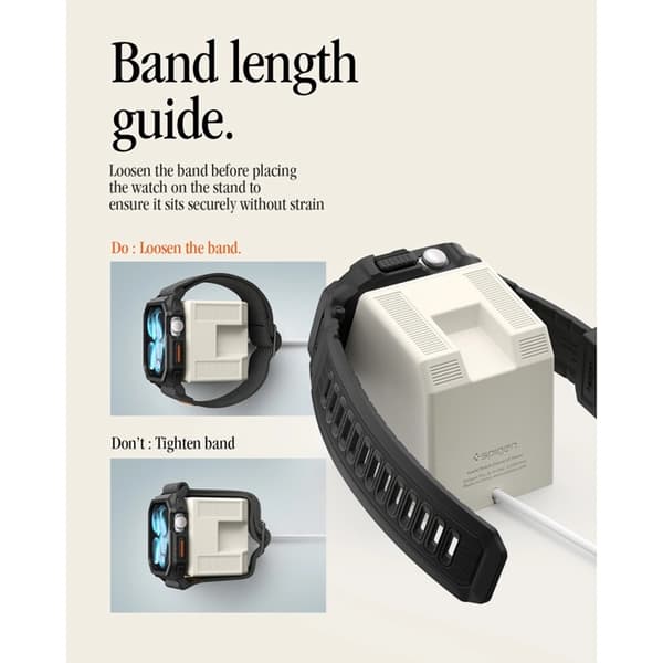 Spigen Apple Watch Opladerstativ Classic LS - Stone