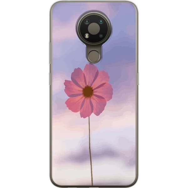 Mobilskal till Nokia 3.4 med Rosa blomma