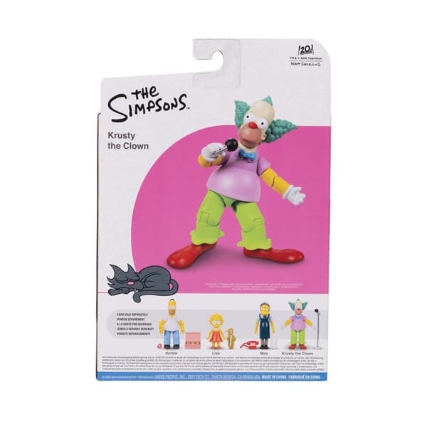 SIMPSONS-figur 5 i figur Otto Krusty klovnen
