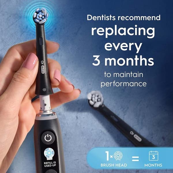 Oral B Børstehoved iO Ultimate Clean 8stk - Sort