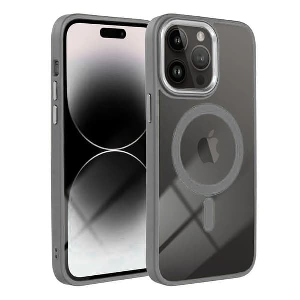 Telefontaske til iPhone 16 Pro Max Magsafe Color Edge - Titanium Grå