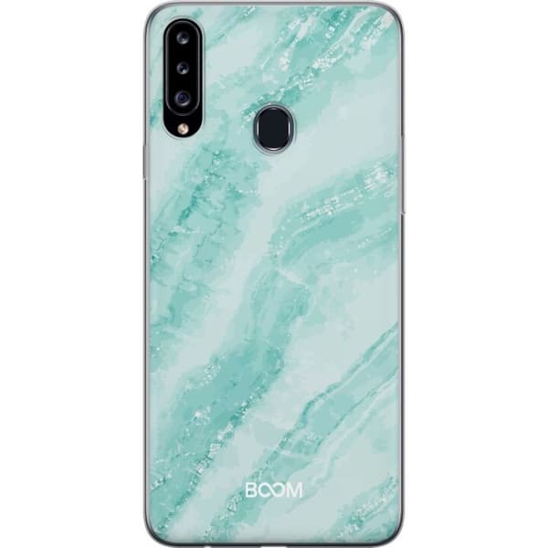 Mobilcover til Samsung Galaxy A20s med Mint Marble