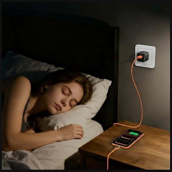 USAMS USB-C–USB-A 18W kaapeli 1.2m U92 - Oranssi