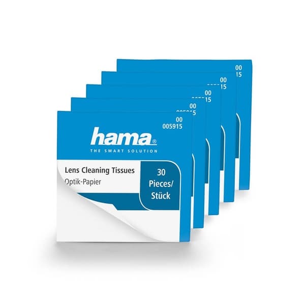 HAMA Linsrengöringspapper 30 st.