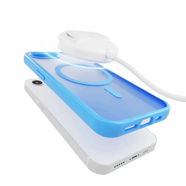 Puro Mobilskal till iPhone 16e Magsafe Gradient TPU - Blå