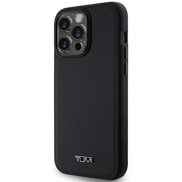 Tumi-puhelinkotelo iPhone 15 Pro Max MagSafe Leather Ballistic Pattern