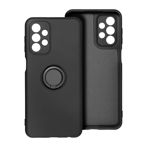 Telefontaske til Galaxy A26 5G silikone ring - sort