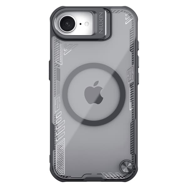 Nillkin Telefontaske til iPhone 16e MagSafe Iceblade Prop - Sort