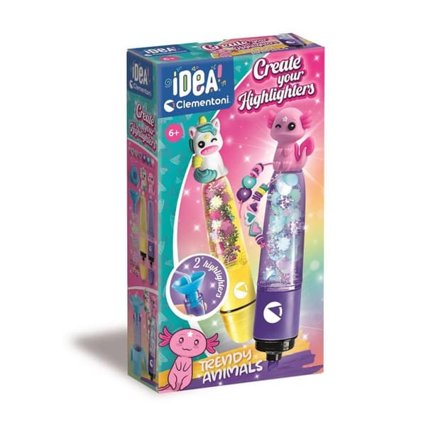 CLEMENTONI Small Highlighter Lab Trendy dyr