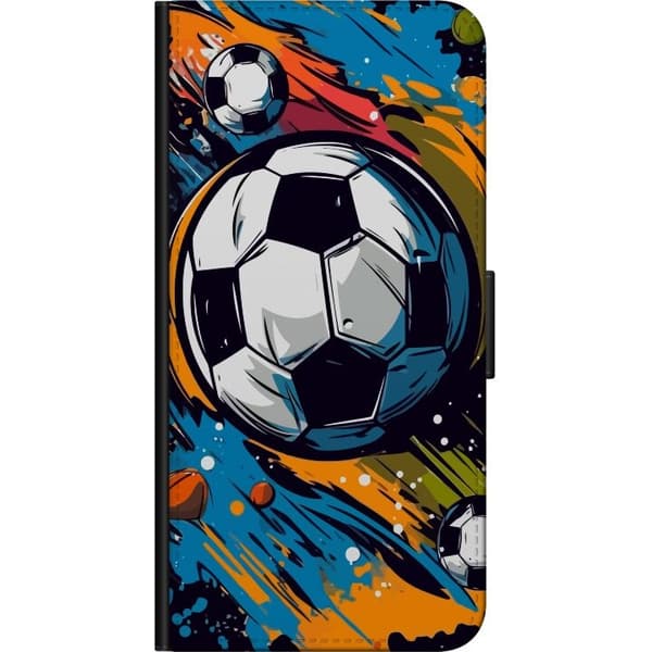 OnePlus 7 Pro tegnebogsetui med fodbolde