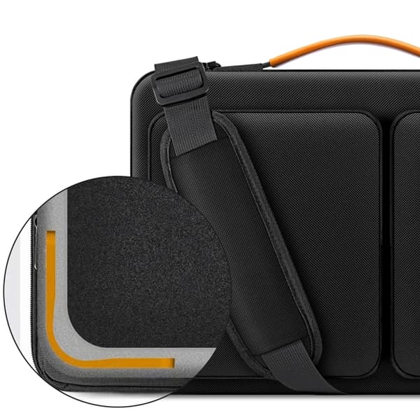 Tech-Protect Datorfodral 15-16" Defender - Svart/Orange