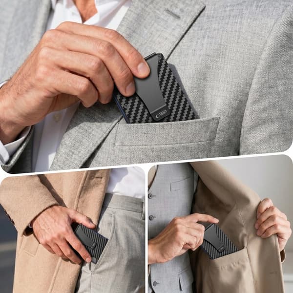 Tech-Protect Korthållare Thorn RFID - Carbon Svart