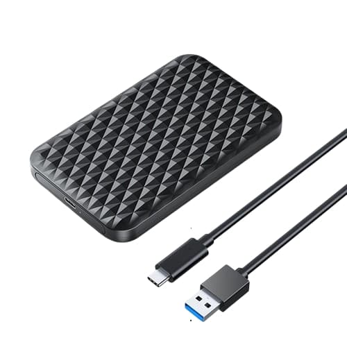 Orico Diskdrev 2.5" HDD/SSD USB-C 5Gb/s 2520C3-V1 - Sort