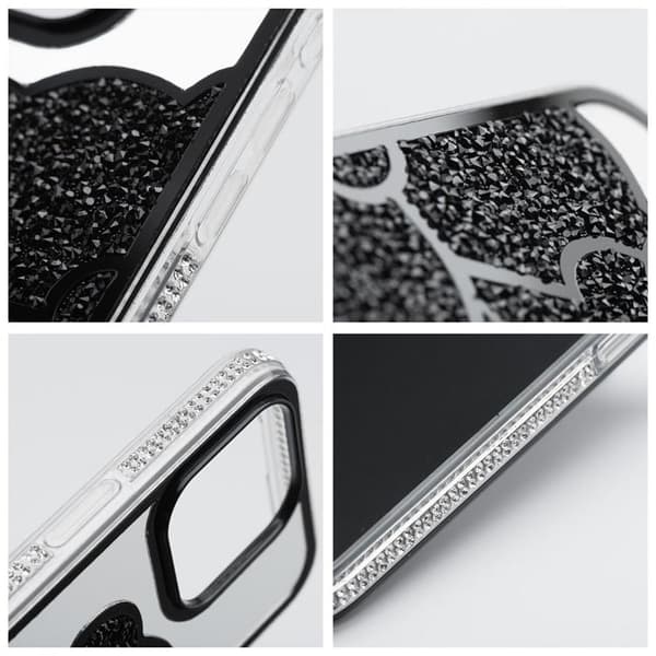Telefontaske til iPhone 15 Pro Bamse - Sort
