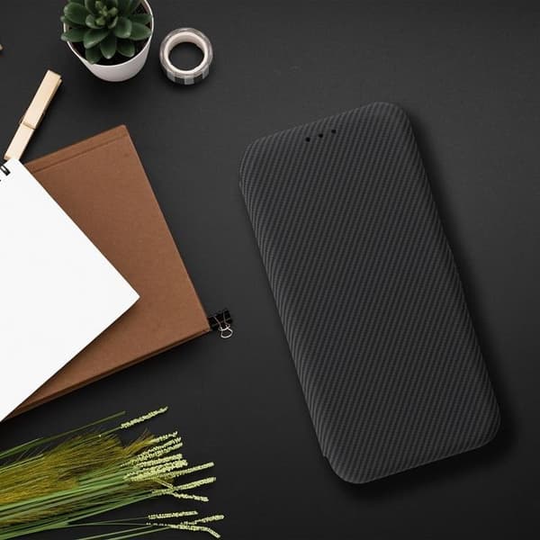 Galaxy S25 Plus Pung Taske Folio Sidemagnet - Sort